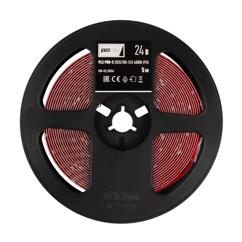 Лента светодиодная  PLS PRO-5 2835/180-24V 4000K 15W/m IP20-5m  | .5055841 | Jazzway — Jazzway