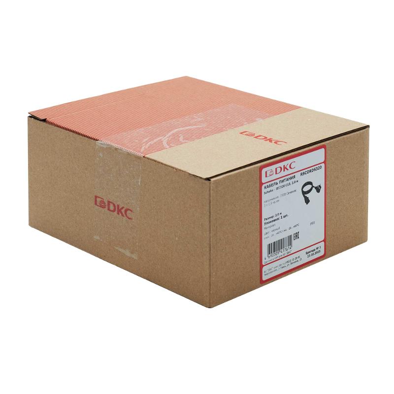 Кабель питания Sсhuko - IEC320 C13, 2,0 м, сечение 3 х 1,5 мм² | R5CORDS320 | DKC — миниатюра 2