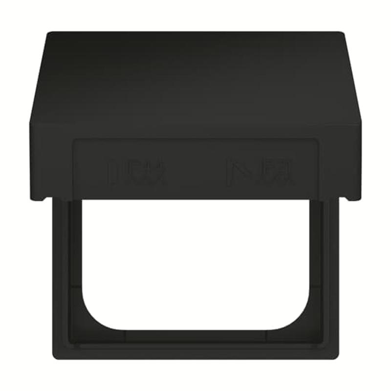 Промежуточное кольцо с откидной крышкой для накладок 55x55 мм, IP44, Future/Axcent/Carat/Династия, черный бархат | 2CKA001719A0223 | ABB — ABB
