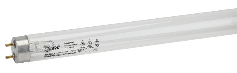 Бактерицидная ультрафиолетовая лампа  UV-С ДБ 15 Т8 G13 15 Вт Т8 | Б0048972 | ЭРА — миниатюра 3