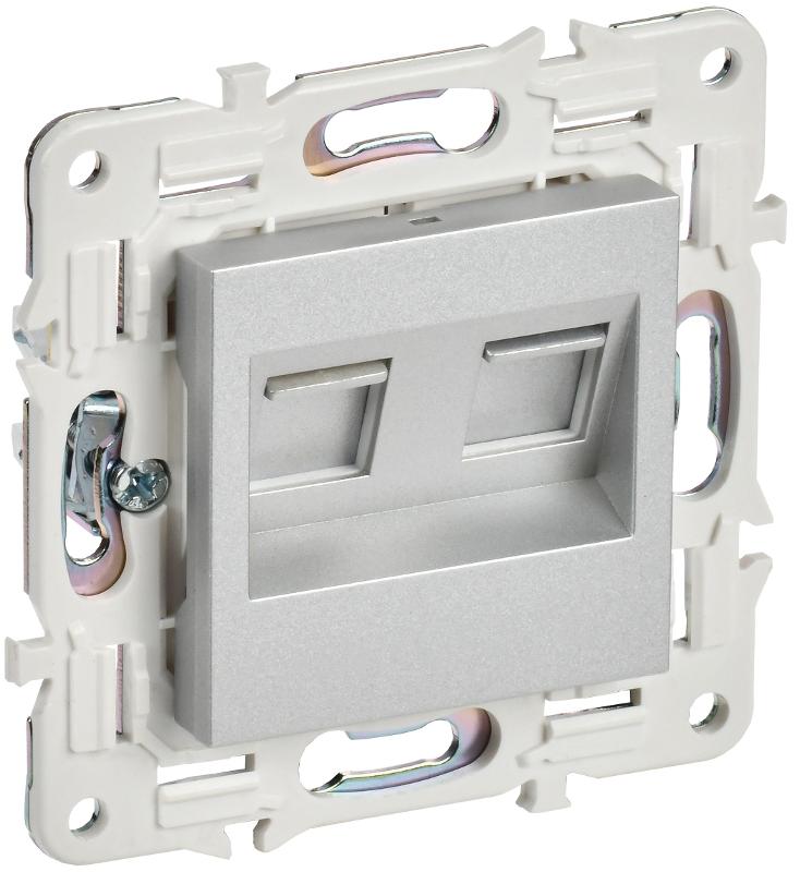 SKANDY Роз. комп. 2-ая RJ45 кат.5E SK-K03S сереб. | SK-K20-1-K23 | IEK — IEK (ИЭК)