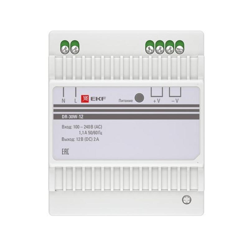 Блок питания 12В DR-30W-12 PROxima |  dr-30w-12 |  EKF — миниатюра 4