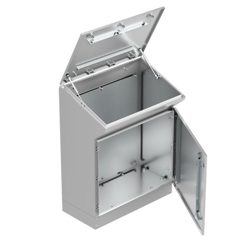 Пульт управления напольный "Inox" AISI304 TP8 IP55 (960х800х400)|mb-inox-96-80-40|EKF — миниатюра 5