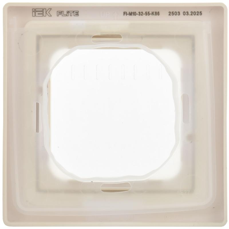 FLITE Рамка 1-местная IP55 Рпро-1-55-ФлСл сливочный | FI-M10-32-55-K86 | IEK — миниатюра 3