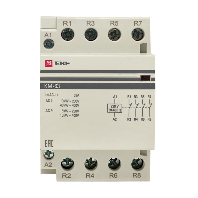Контактор модульный КМ 63А 4NC (3 мод.) PROxima| km-3-63-04 | EKF — миниатюра 5
