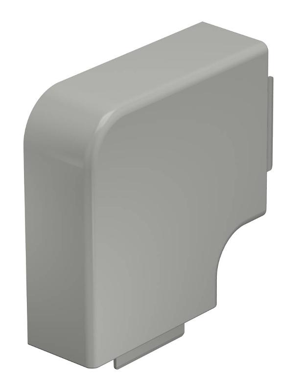 Крышка плоского угла кабельного канала WDK 40x90 мм (ПВХ,серый) (WDK HF40090GR) | 6021336 | OBO Bettermann — OBO Bettermann
