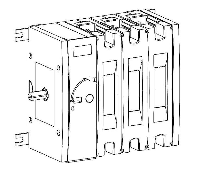 ВЫКЛ.-РАЗЪЕД.SP SD250 3P 200A Л.БОК.РУК. | SSD02503LS0200 | SE — миниатюра 2