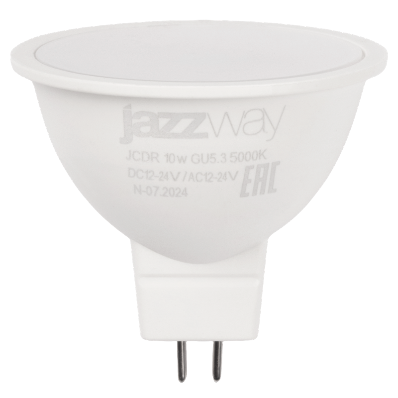 Лампа светодиодная низковольная  PLED- SP JCDR 10w 5000K GU5.3  12-24V  | .5049727 | Jazzway — фото 1 | Sento
