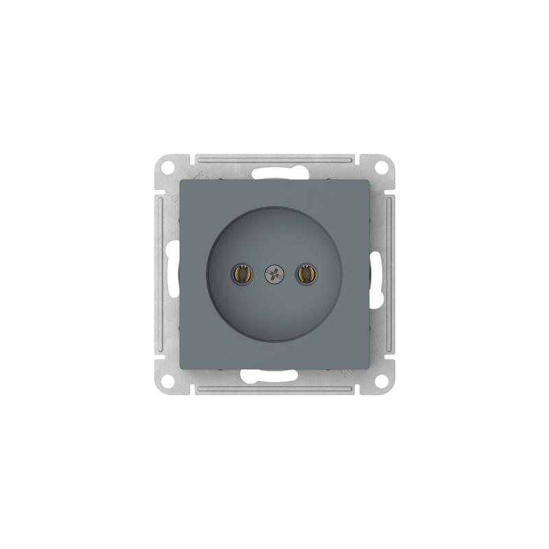 AtlasDesign Грифель Розетка без заземления без шторок, 16А, механизм, быстрозажимные клеммы | ATN000741S | SE — миниатюра 6