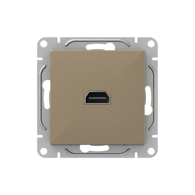 Механизм розетки HDMI, шампань Эпика  |UP1-SOC-HDMI| EKF — EKF