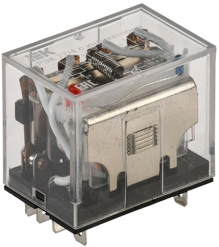 Реле РЭК77/4(LY4) с индикацией 10А 24В АC  | RRP10-4-10-024A-LED | IEK — IEK (ИЭК)