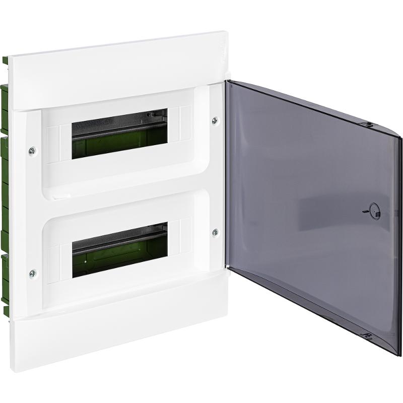 Practibox S Пластиковый щиток Встраиваемый (в полые стены) 2X12 Дымчатая дверь | 135572 | Legrand — Legrand