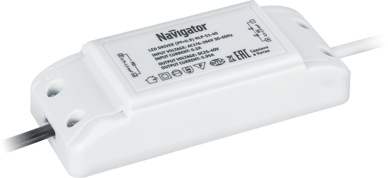 Драйвер LED для светодиодной панели ND-P40-IP40-950mA 40Вт IP40 | 61547 | Navigator — Navigator