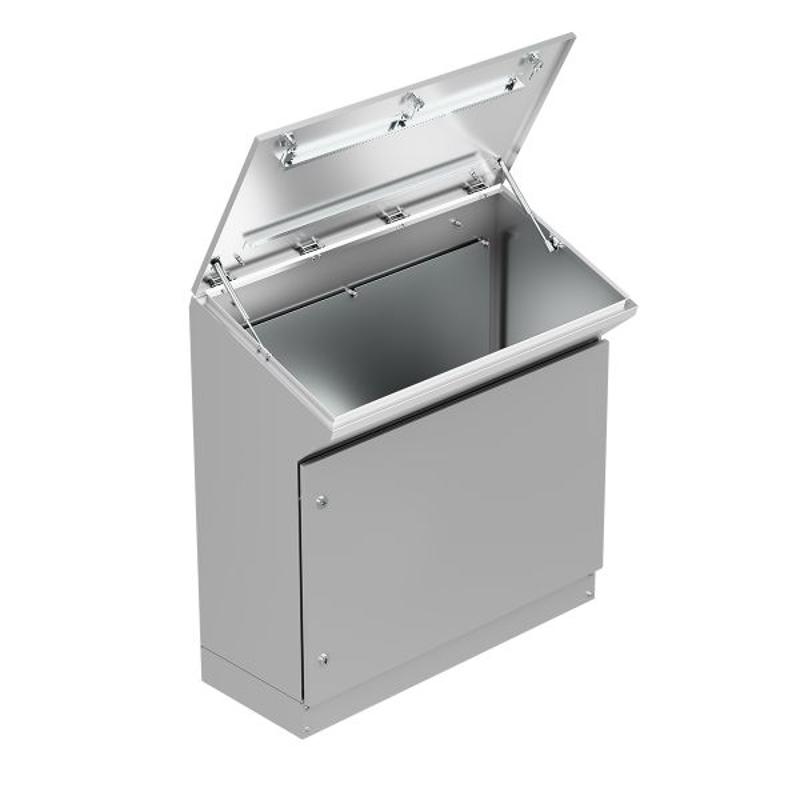 Пульт управления напольный "Inox" AISI304 TP10 IP55 (960х1000х400)|mb-inox-96-100-40|EKF — миниатюра 7