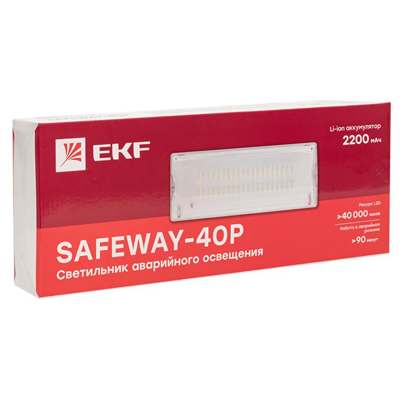 Светильник аварийного освещения SAFEWAY-40P пост. действия LED EKF Proxima | dpa-204 | EKF — миниатюра 6