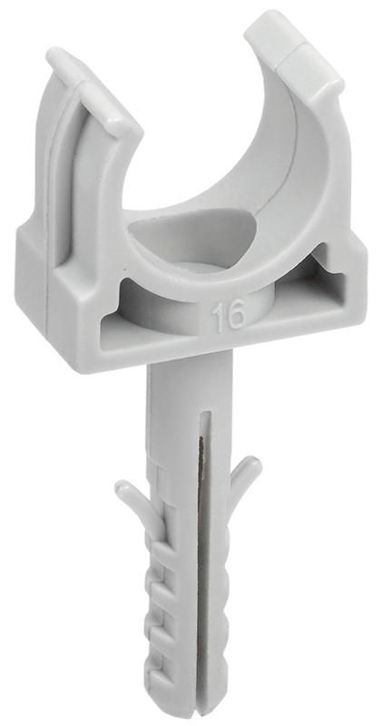 Держатель с защёлкой и дюбелем CT16 (без винта) | CTA10MP-CT16-K41-100 | IEK — IEK (ИЭК)