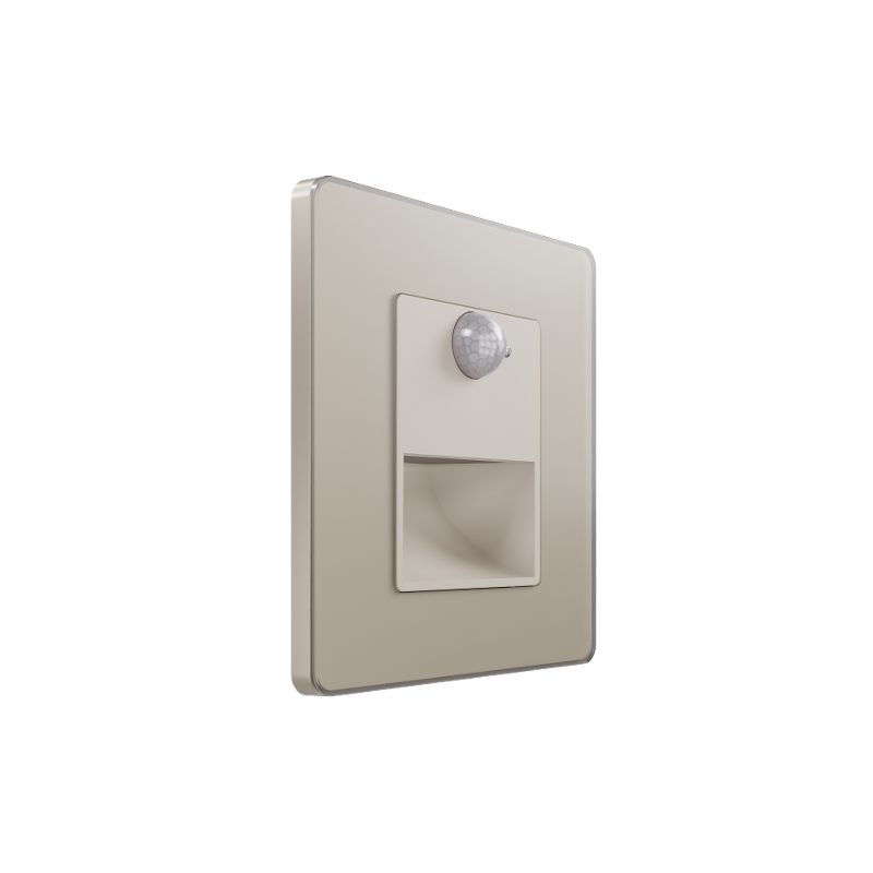 Systeme Infinity, Светильник LED C/У с датчиком движения и выдержкой времени (230В), Песчаный берег — Systeme Electric