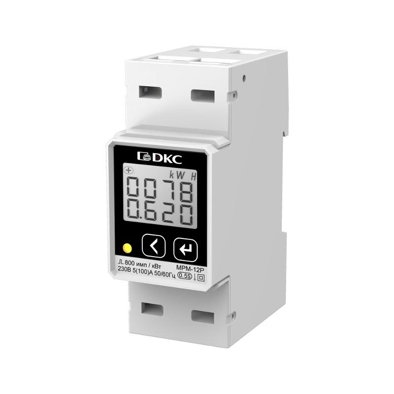 Многофункциональное измерительное устройство МРМ, RS-485, LCD дисплей, однофазный на DIN-рейку | MPM-12P | DKC — DKC (ДКС)