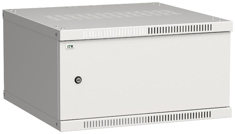 Шкаф LINEA WE 6U 600x600мм дверь металл серый | LWE3-06U66-MF | ITK — ITK