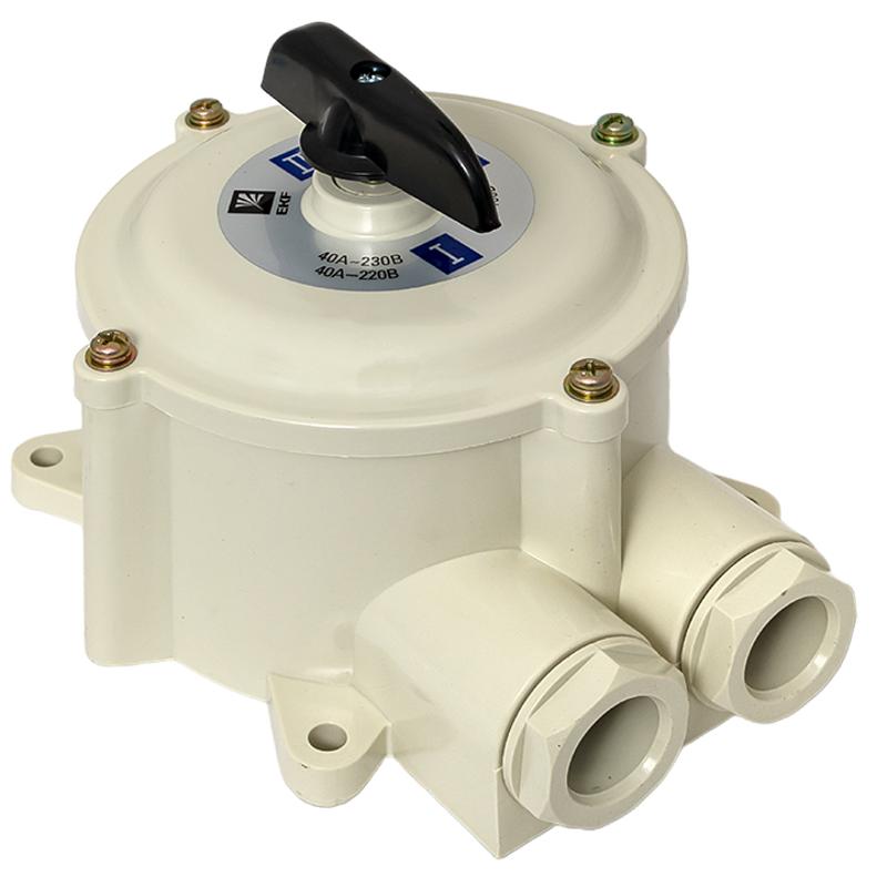 Пакетный  переключатель ПП 2-40/Н2 М2 пл. IP56 EKF PROxima | pp-2-40-4 | EKF — миниатюра 7
