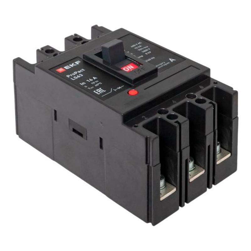 Выключатель автоматический LS63 15кА 3P 16А ProPact | mccb-63-15-3-16-ls | EKF — миниатюра 8