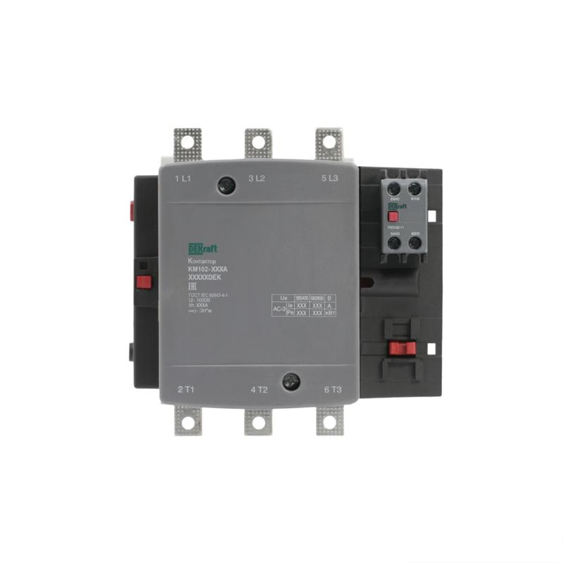 Контактор 115А 110В_АС АС3_ АС4 1НО+1НЗ КМ-102 | 21936DEK | DEKraft — DEKraft