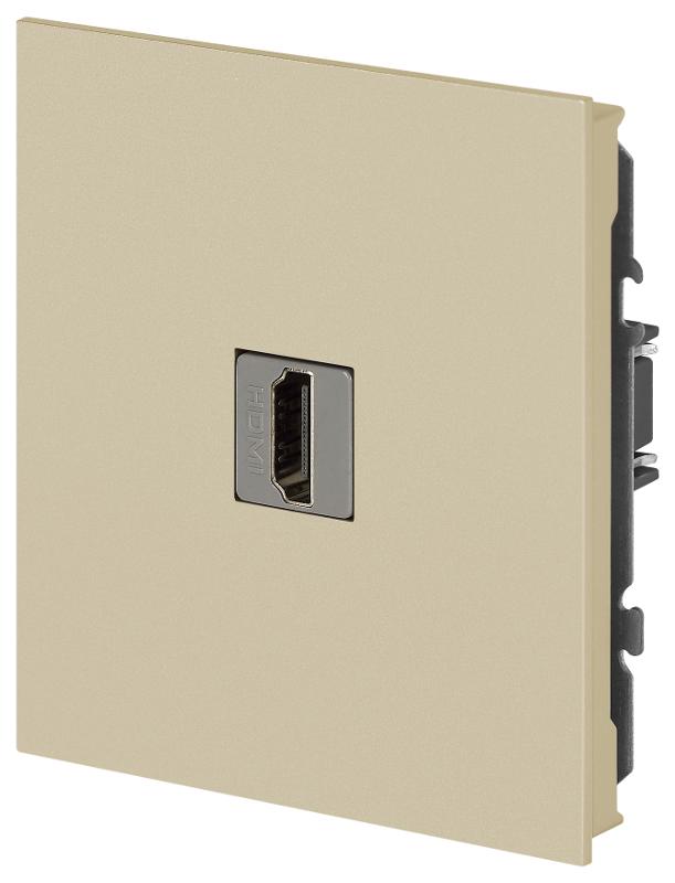 Розетка Arktik 16-3114-04 HDMI шампань | Б0070507 | ЭРА — миниатюра 3