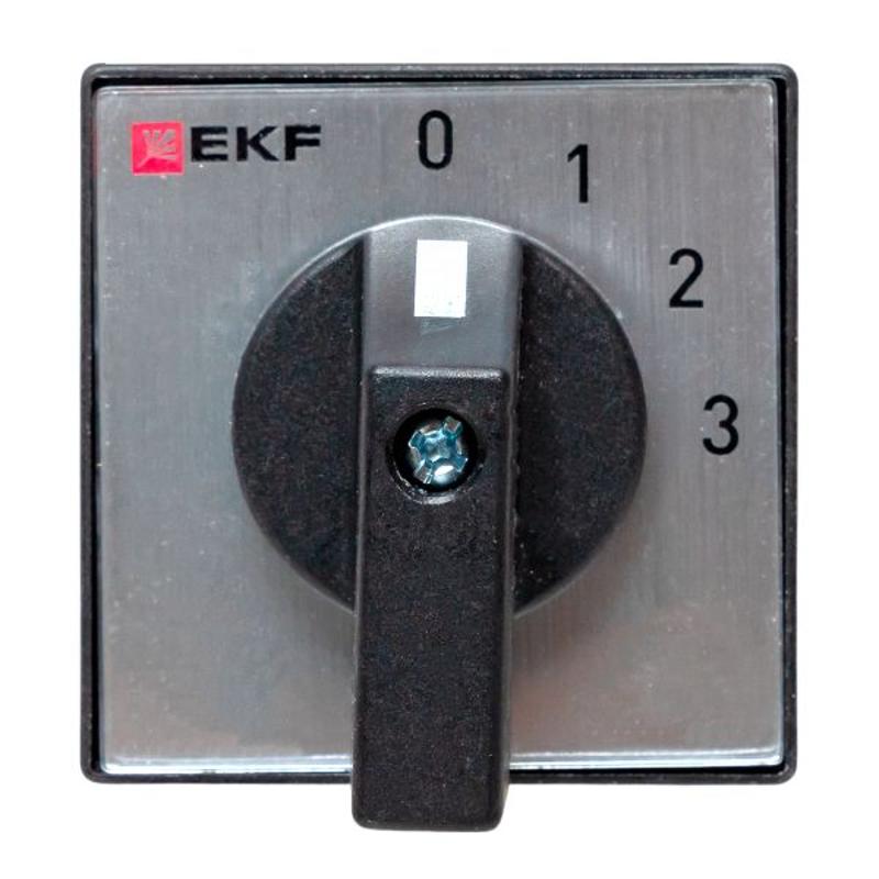 Переключатель кулачковый ПК-1-102 25А 2P «0-1-2-3» IP65 | pk-1-102-25-65 | EKF — миниатюра 2