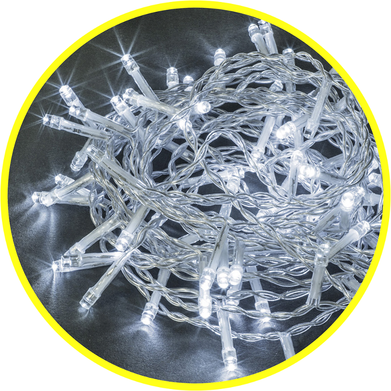 Гирлянда световая  NGF-S01-30CW-5-1.8m-2AA-TR-IP20 | 61790 | Navigator — Navigator