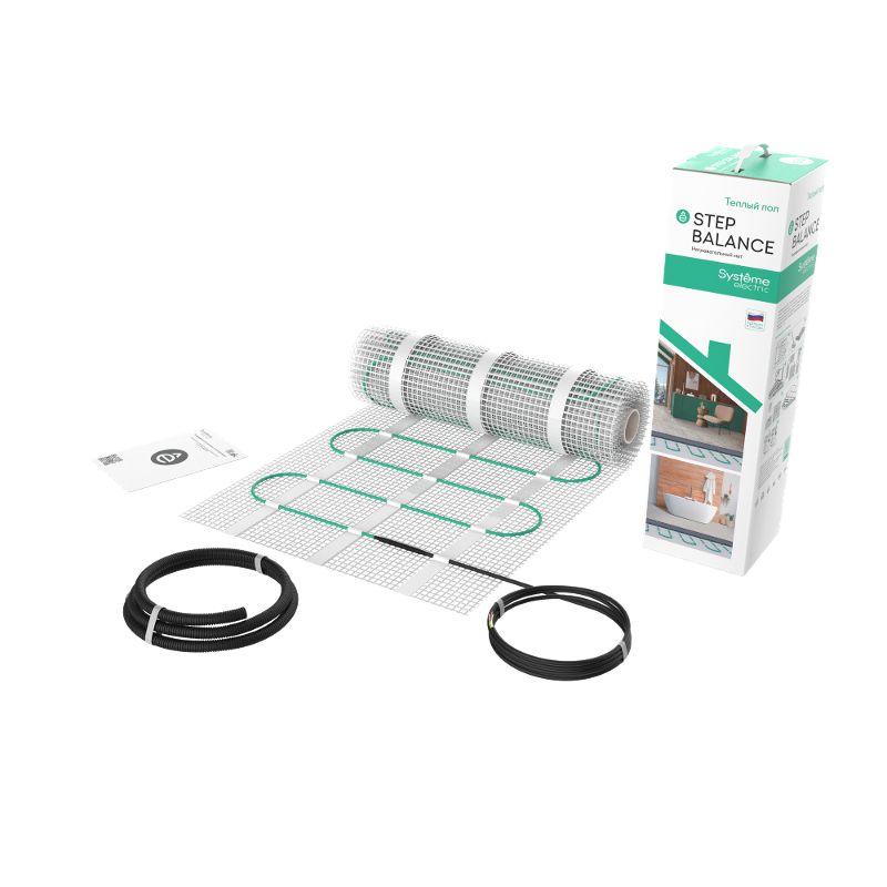 STEP BALANCE Мат нагревательный SBM150100, 150 Вт/м2, 1500 Вт, 10 м2 | SBM150100 | SE — миниатюра 5