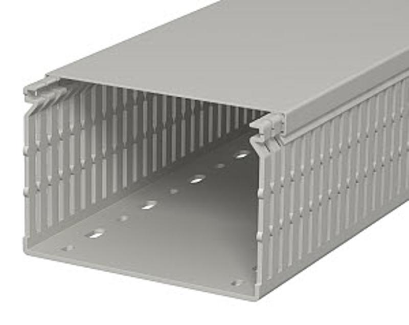 Распределительный кабельный канал LK4 N 80x120x2000 мм (ПВХ,серый) (LK4 N 80120) | 6178236 | OBO Bettermann — миниатюра 2