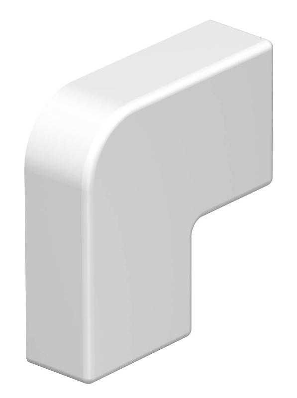 Крышка плоского угла кабельного канала WDK 10x20 мм (ПВХ,белый) (WDK HF10020RW) | 6154212 | OBO Bettermann — OBO Bettermann