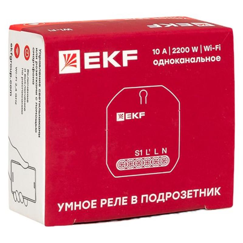 Умное реле в подрозетник 1-канальное Wi-Fi  Connect |ssh-1g-wf| EKF — миниатюра 20
