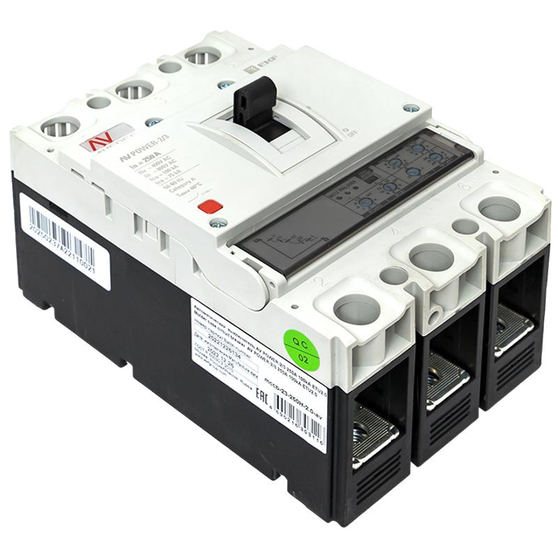 Выключатель автоматический AV POWER-2/3 250А 100kA ETU2.0 AVERES | mccb-23-250H-2.0-av | EKF — миниатюра 9