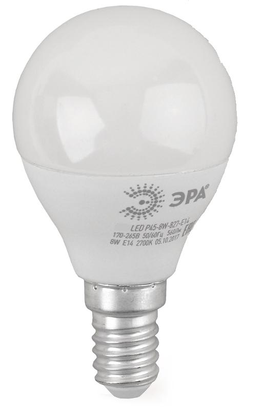 Лампа светодиодная RED LINE LED P45-8W-827-E14 R Е14 / E14 8 Вт шар теплый белый свет | Б0050697 | ЭРА — миниатюра 3