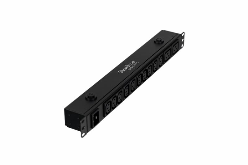 БРП Uniprom, базовый, 1U, 240В, 1Ф, 16A, 10xC13 2xC19, 2м кабель, IEC320 C20 | UP9559 | SE — миниатюра 4