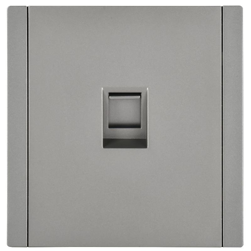 FORTE&PIANO Розетка комп. RJ45 кат.5E FP532 сталь | FP-K10-1-K46 | IEK — миниатюра 6
