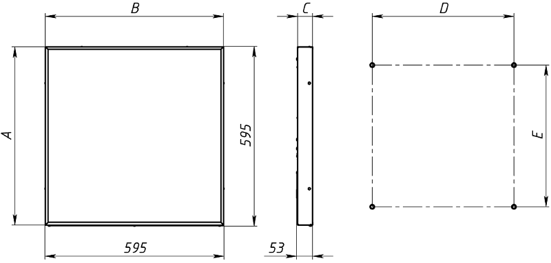 Светильник светодиодный ДВО/ДПО OPTIMA.OPL ECO LED 595 32Вт 4000K IP20 CRI90 SCHOOL опал | 1166001980 | Световые Технологии — миниатюра 2