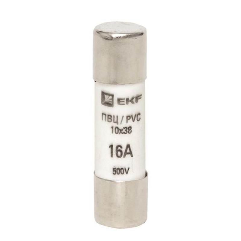 Плавкая вставка цилиндрическая ПВЦ (10х38) 16А | pvc-10x38-16 | EKF — миниатюра 3