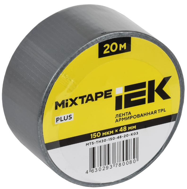 MIXTAPE PLUS Лента армированная TPL 150мкм 48х20м  | MT5-TH30-150-48-20-K03 | ИЭК — IEK (ИЭК)