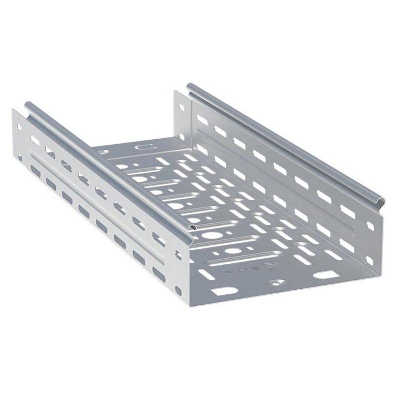 Лоток перфорированный металлический 80х300х3000-1,0мм (12м) HDZ | L8030001-1-HDZ | EKF — EKF