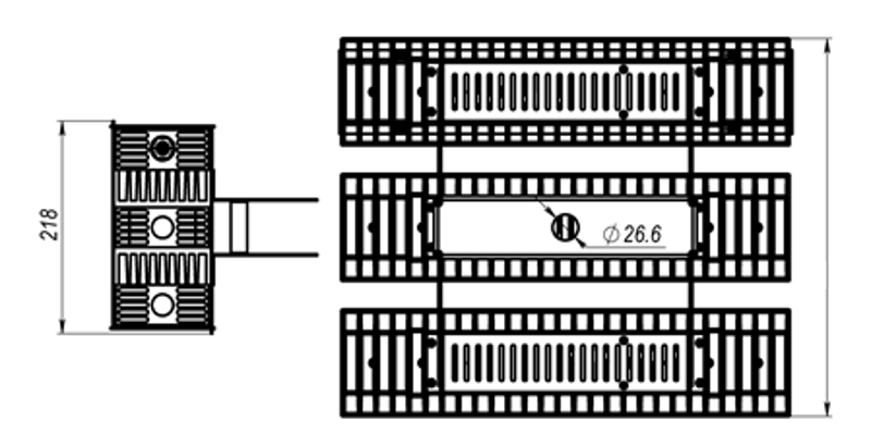 Светильник светодиодный HB LED 225 D60 5000K (EXTREME) | 1224001840 | Световые Технологии — миниатюра 3
