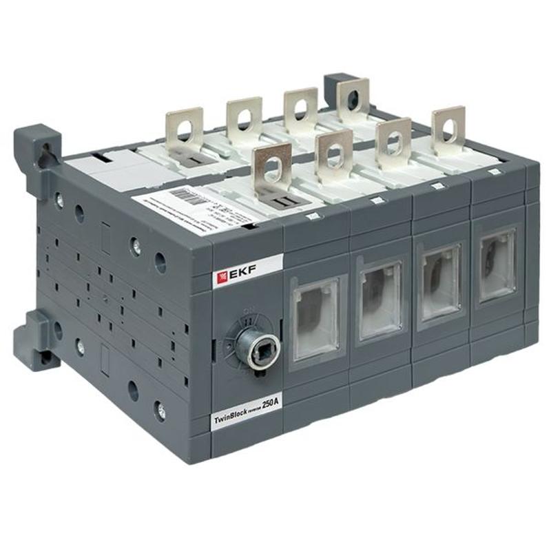 Рубильник 250A 4P реверсивный без рукоятки управления TwinBlock | tb-s-250-4p-rev | EKF — миниатюра 15