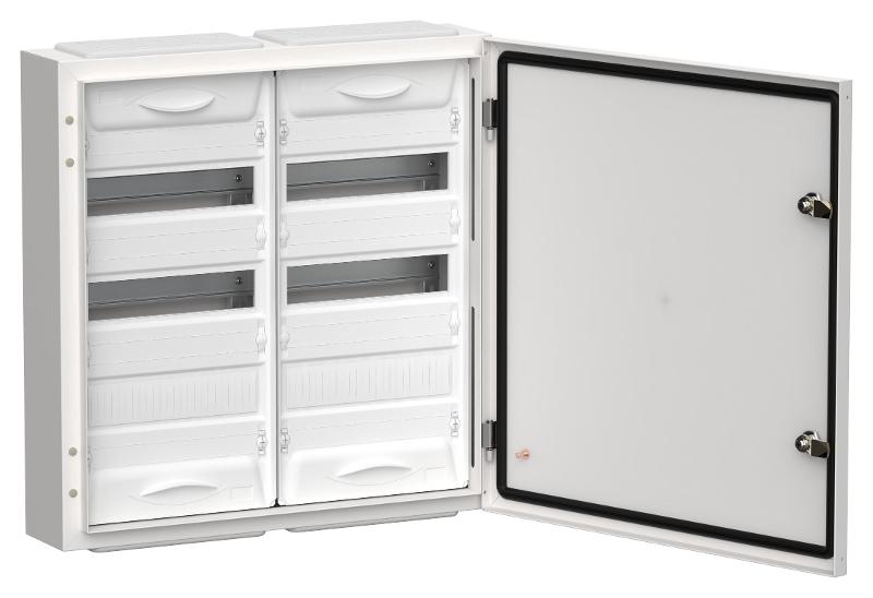 TITAN 5 Корпус металлический ЩРн-72 (2х36) 585х570х140 IP54 белый | TI5-50-N-2X036-54 |  IEK — IEK (ИЭК)