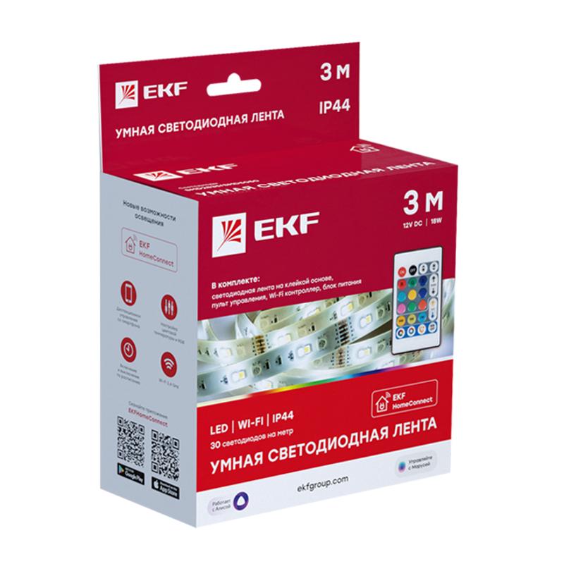 Умная светодиодная лента EKF Connect RGBW 3m | slswf-3-rgbw | EKF — миниатюра 3