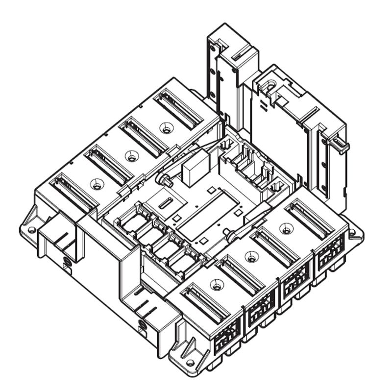 DPX3 1600 Основание выключатель 3P, подключение спереди  | 422586 | Legrand — Legrand