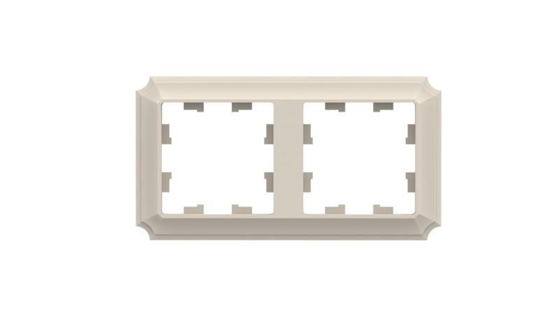 AtlasDesign Antique Бежевый Рамка 2-ая, универсальная | ATN100202 | SE — Systeme Electric