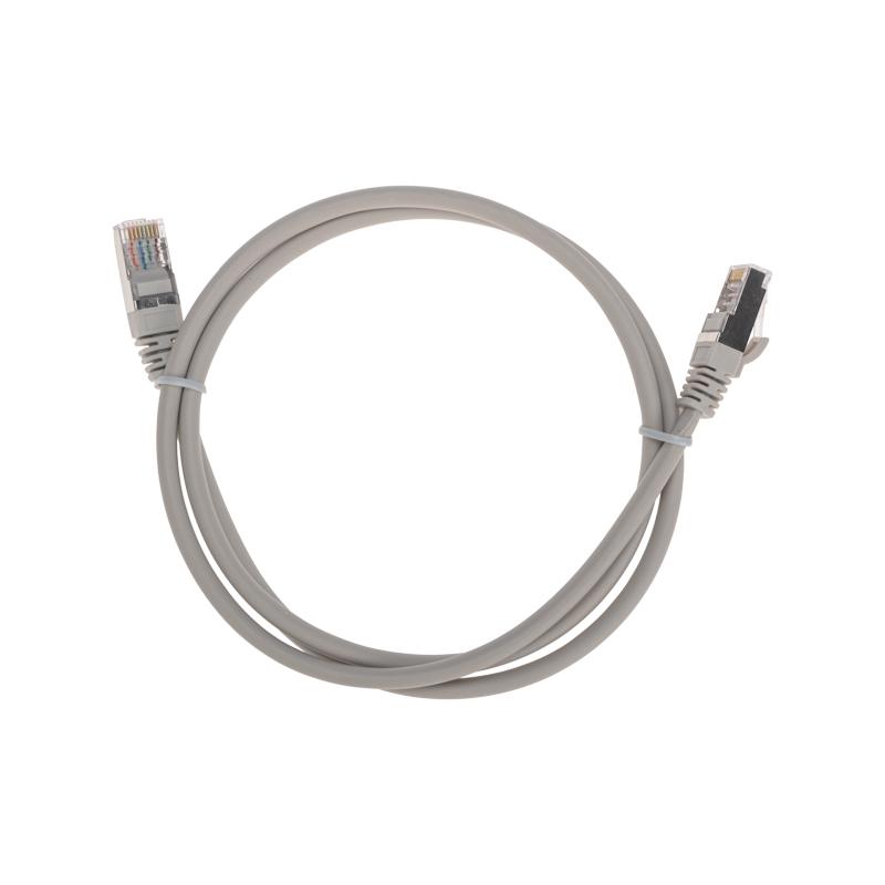 Патч-корд F/UTP, CAT 5e, RJ45-RJ45, 26AWG, LSZH, серый, 1м REXANT | 02-0110-1 | REXANT — REXANT