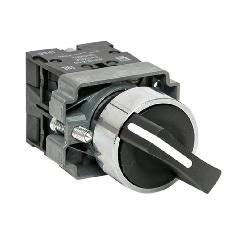 Переключатель BD33 3P короткая ручка 2NO IP65 PROxima | xb2-bd33-65 | EKF — EKF