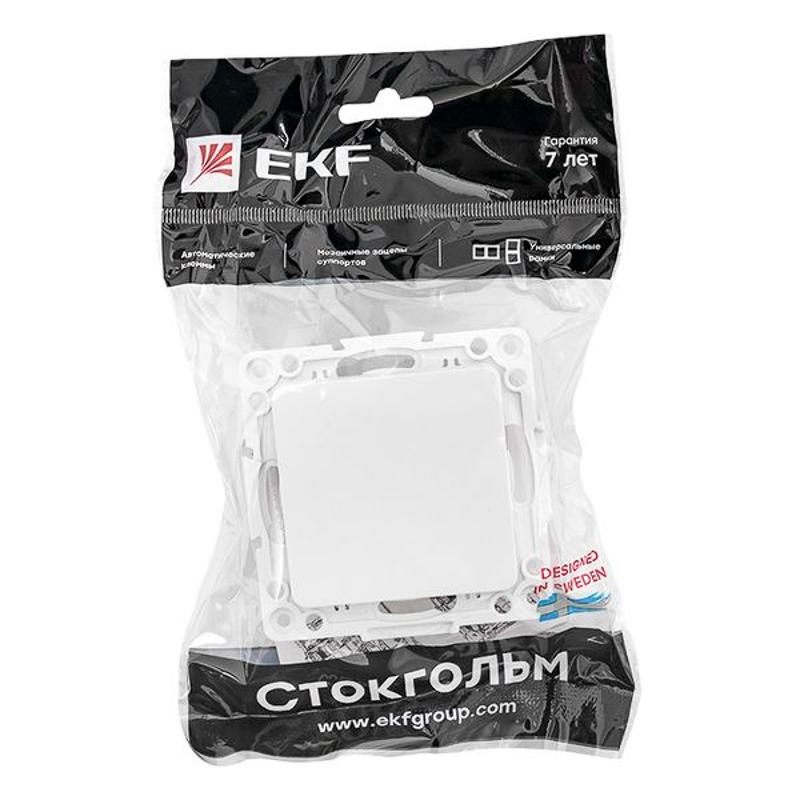 Стокгольм Механизм Выключателя 1-кл. 10А в/к белый EKF PROxima | EYV10-121-20 | EKF — миниатюра 17